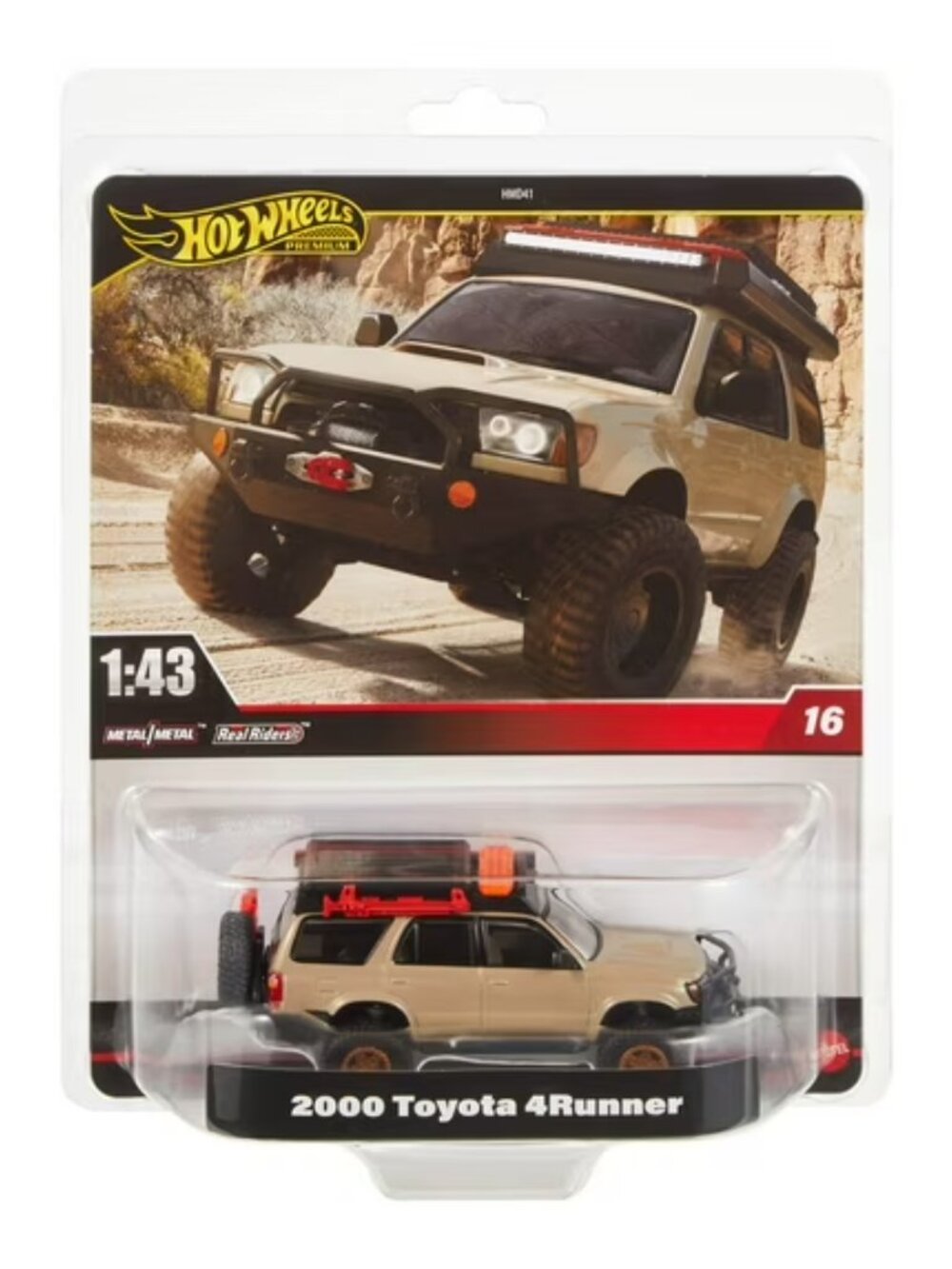Hot Wheels Premium 1:43 Scale 2000 Toyota 4Runner Die Cast Jeep